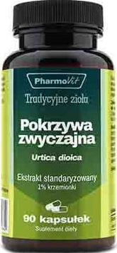 Ekstrak Standard Urtica dioica (Brennnessel) 1% Asid Silika 90 Kapsul PHARMOVIT